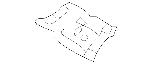 6152254L00 Деталь SEAT BELT REINF, LEFT
