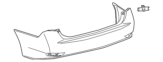 52159-30966 BUMPER COVER