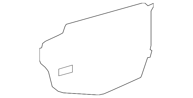 67831-0C040 Деталь WATER DEFLECTOR, RIGHT