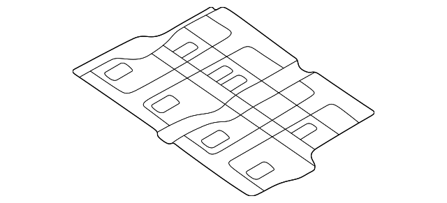 7B0-802-217 Деталь CENTER FLOOR PAN