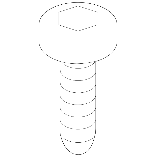 -W710330-S439 REAR BRACKET SCREW, LEFT