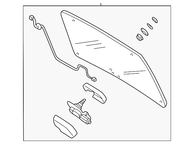 EC0163931C Деталь GLASS ASSY
