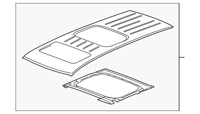 25984577 Деталь ROOF PANEL