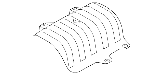 28795-1M000 HEAT DEFLECTOR