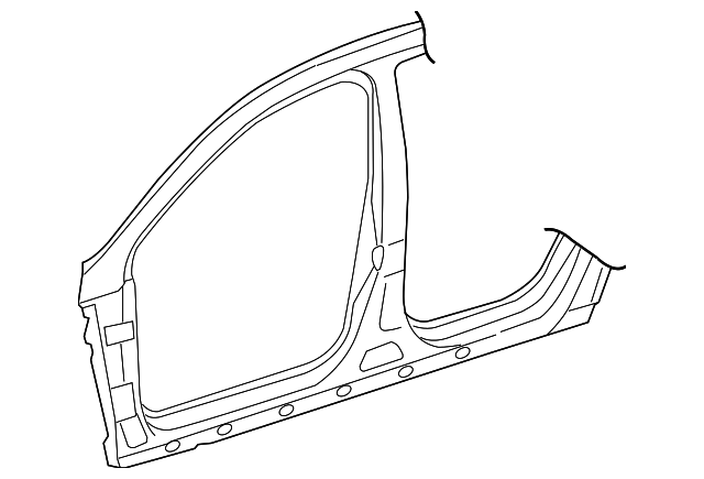 3C9-809-835 Деталь APERTURE PANEL, LEFT