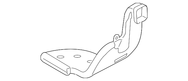 97360-1U050 Деталь HEATER DUCT, LEFT