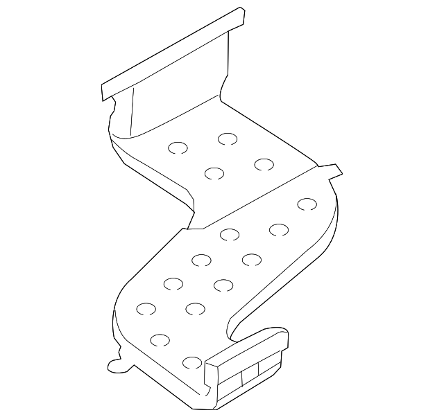 97030-2P100 Деталь REAR DUCT, RIGHT