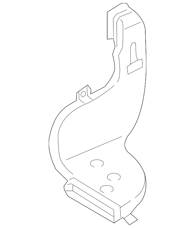 97370-1U050 Деталь HEATER DUCT, RIGHT