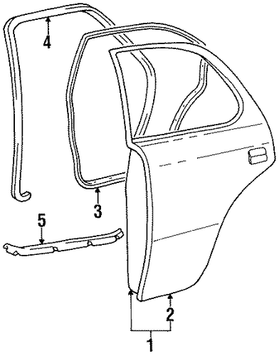 LS400 DOOR & COMPONENTS 2