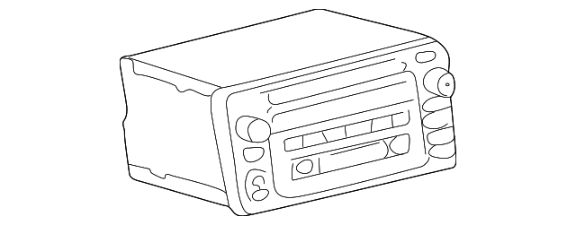 86120-48430 Деталь RADIO