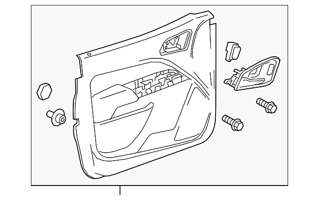 23347048 DOOR TRIM PANEL, LEFT