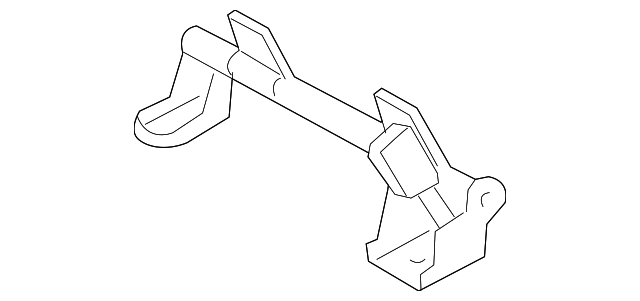 3L2Z-78613D98-AAA Деталь BUCKLE END, RIGHT
