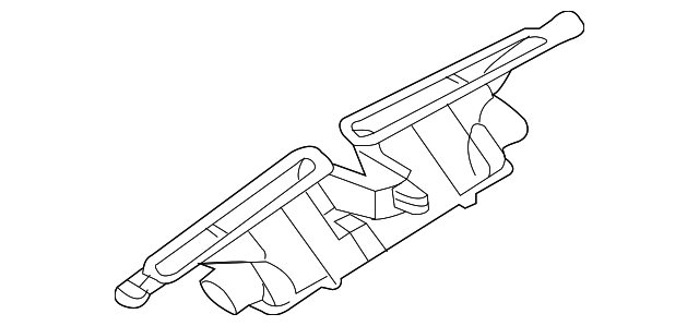 27800-1EA0A Деталь DEFROSTER NOZZLE