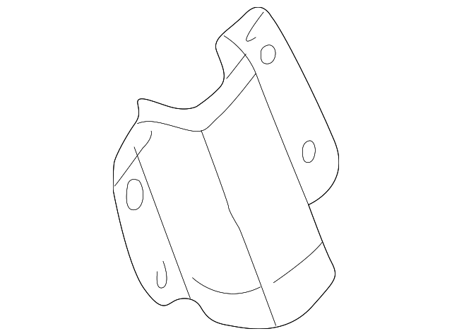 8D9-867-737-A Деталь MOUNT BRACKET, LEFT