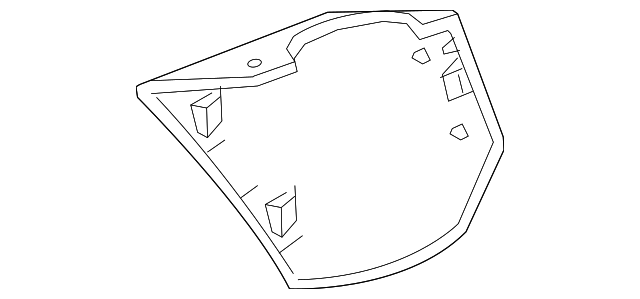 95182982 Деталь MIRROR COVER, LEFT