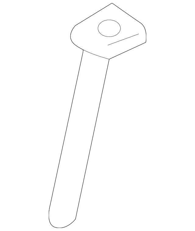 88396-2J000H9 Деталь HEADREST GUIDE, LEFT