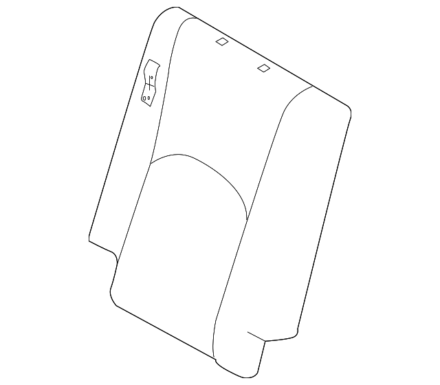 89460-2J800ACR Деталь SEAT BACK COVER, RIGHT