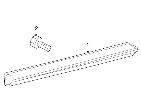 RX450h HIGH MOUNTED STOP LAMP