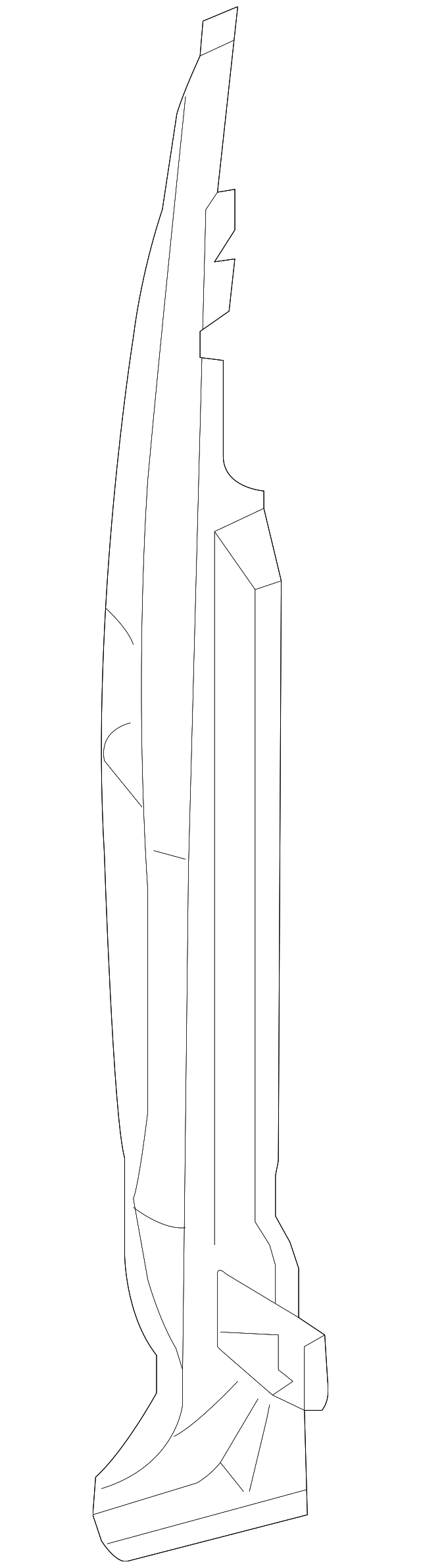 5104166AA Деталь CENTER PILLAR
