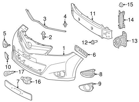 Yaris BUMPER & COMPONENTS - FRONT 3