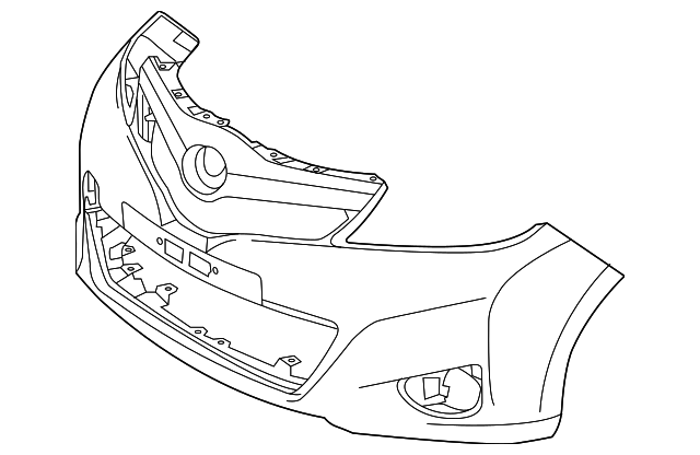 52119-0U904 Деталь BUMPER COVER