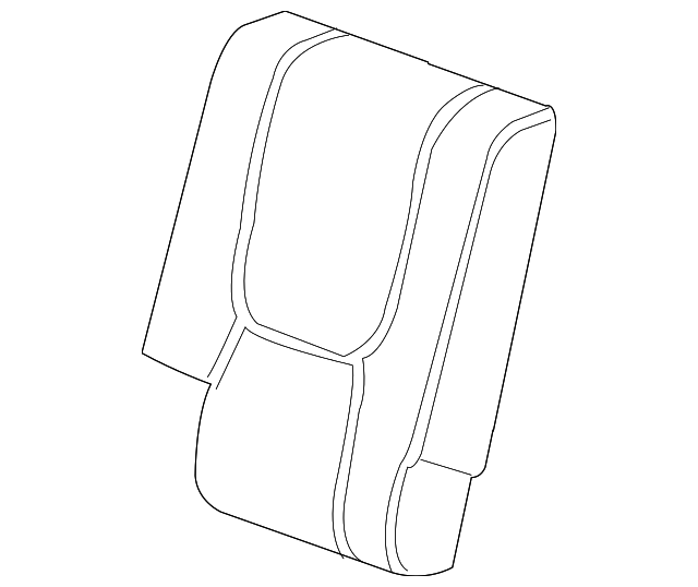 19179322 SEAT BACK COVER, RIGHT