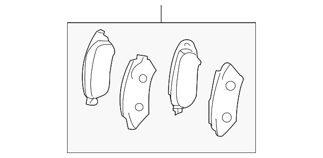 04466-60120 Деталь BRAKE PADS