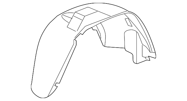 68138805AD Деталь FENDER LINER, LEFT