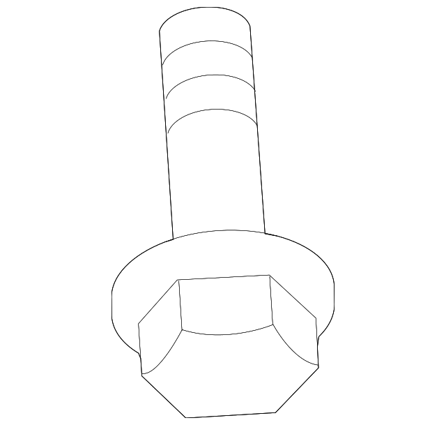 8922478J01 Деталь STRAP MOUNT BOLT, RIGHT