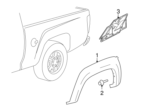 i-370 EXTERIOR TRIM - PICK UP BOX