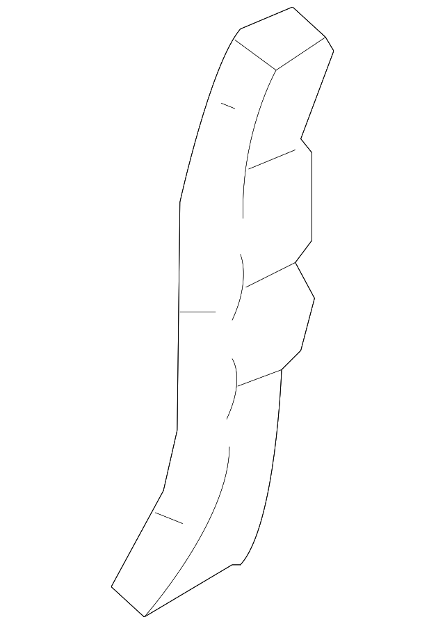 30025233 Деталь LOWER MOLDING, RIGHT