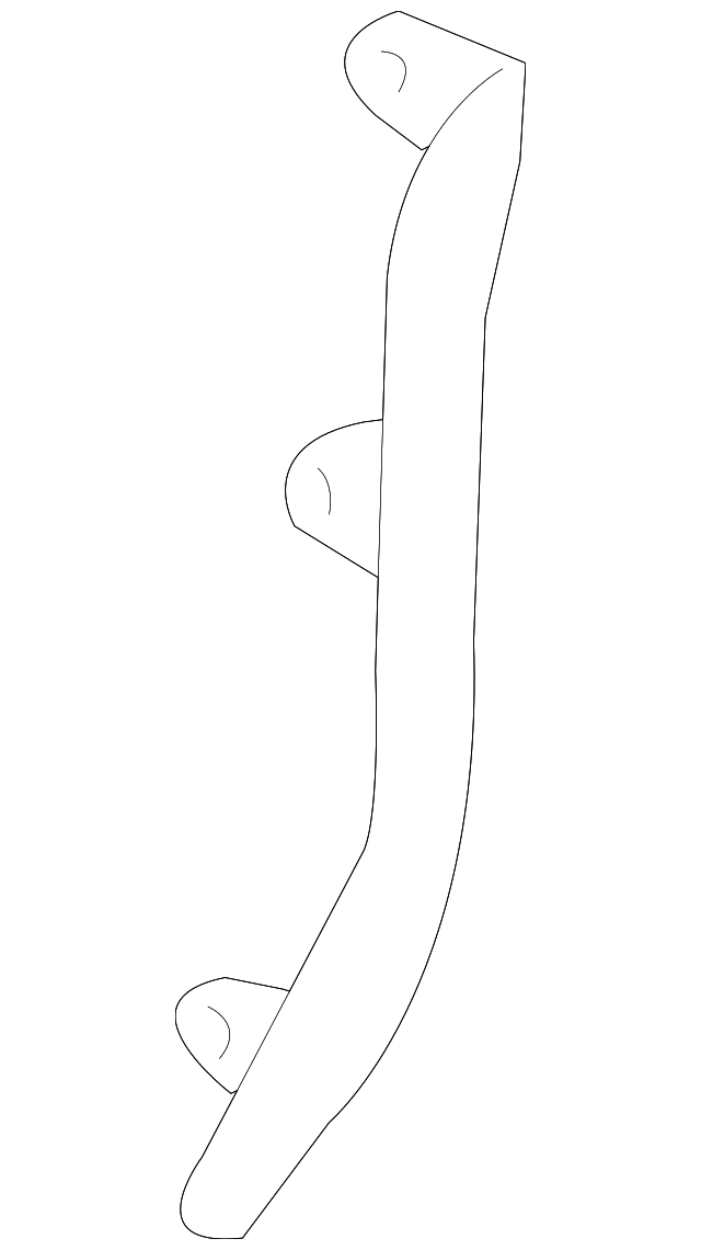30025398 Деталь LOWER MOLDING RETAINER, RIGHT