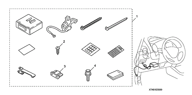 ACCESSORIES/SECURITY SYSTEM for 2009 Honda FIT #1