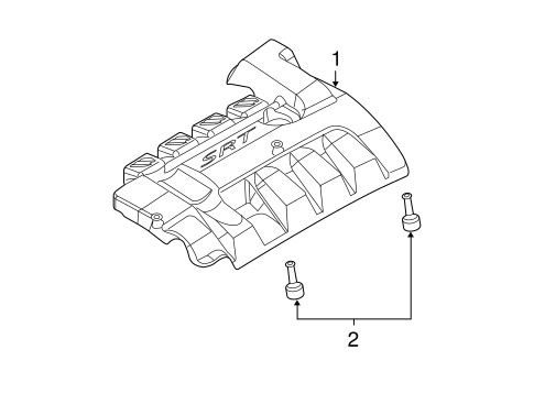 Caliber ENGINE APPEARANCE COVER 2