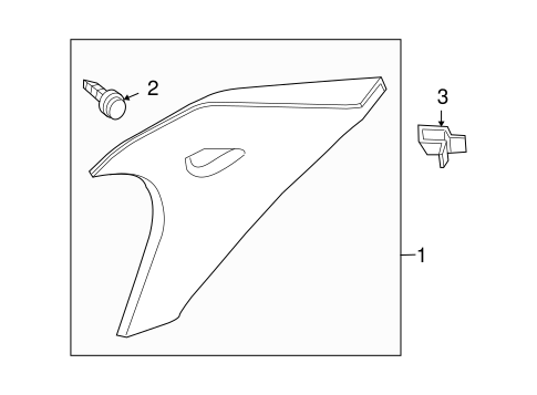 Maxima INTERIOR TRIM - QUARTER PANELS