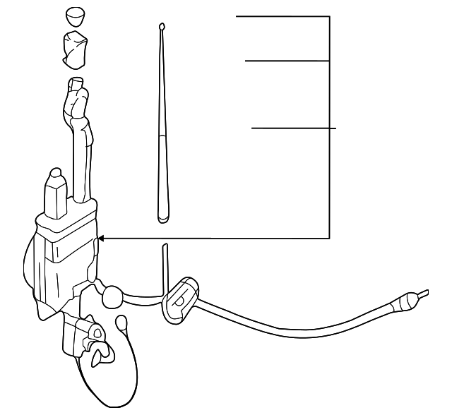 MR538122 Деталь ANTENNA ASSY