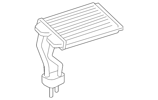 89023339 AUXILIARY HEATER CORE