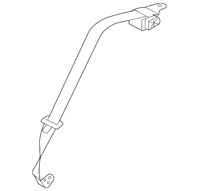 7000A988 Деталь CENTER SEAT BELT