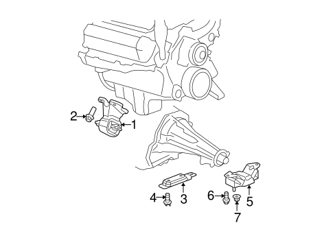 Durango ENGINE & TRANS MOUNTING 2