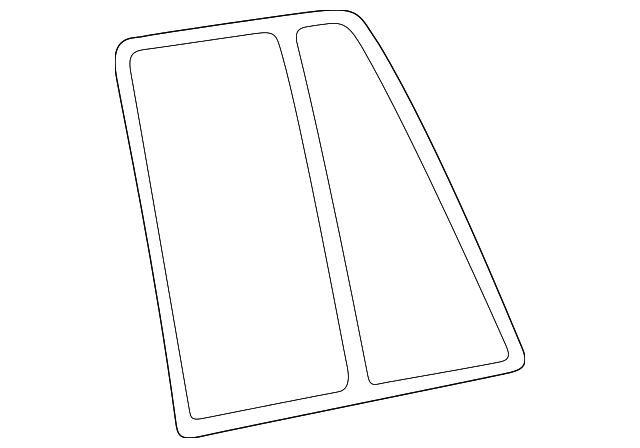 6W7Z-54255A60-AA Деталь REVEAL MOLDING, RIGHT