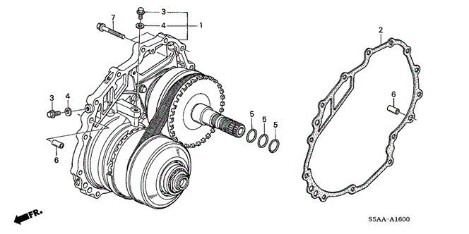 CIVIC SEDAN CVT INTERMEDIATE PLATE (CVT)