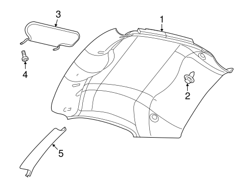 Viper INTERIOR TRIM - ROOF