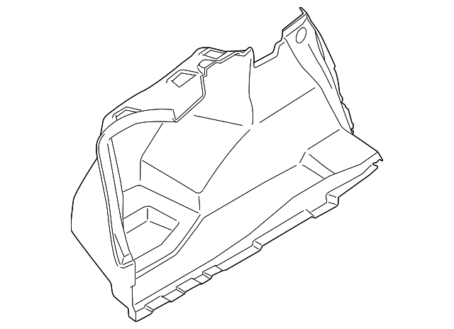 51-47-7-296-049 TRUNK SIDE TRIM, LEFT