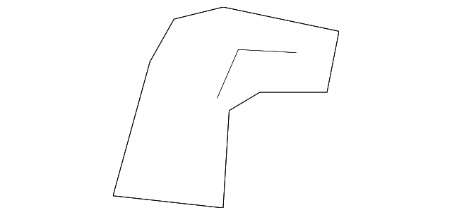 51477331661 REAR BODY TRIM COVER, LEFT