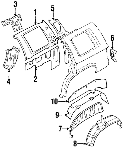 Trooper INNER STRUCTURE