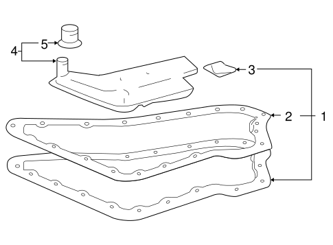 HHR TRANSAXLE PARTS