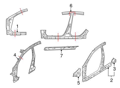 6 CENTER PILLAR & ROCKER