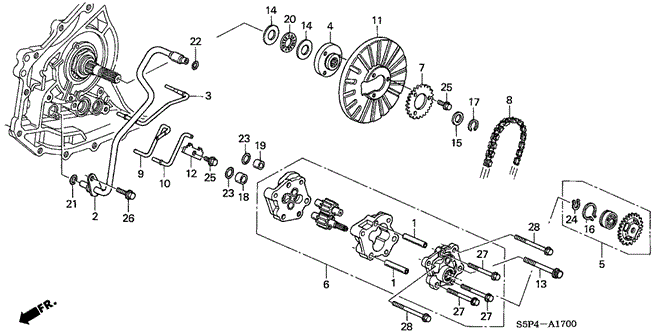 CIVIC COUPE CVT OIL PUMP (CVT)