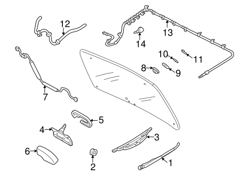 Tribute WIPER & WASHER COMPONENTS