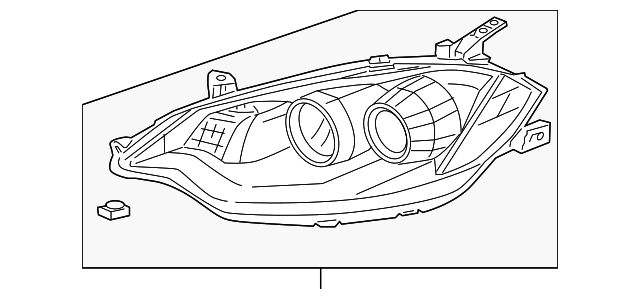 33101-STK-A01 Деталь HEADLIGHT UNIT, R.